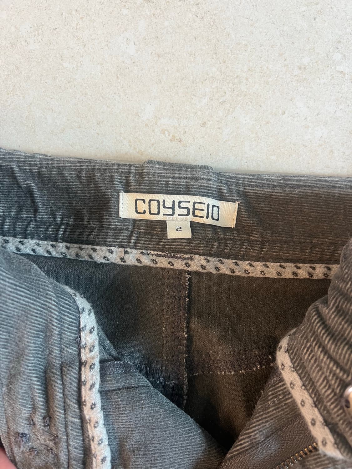 Coyseio 코이세이오 바지 그레이 상품이미지4