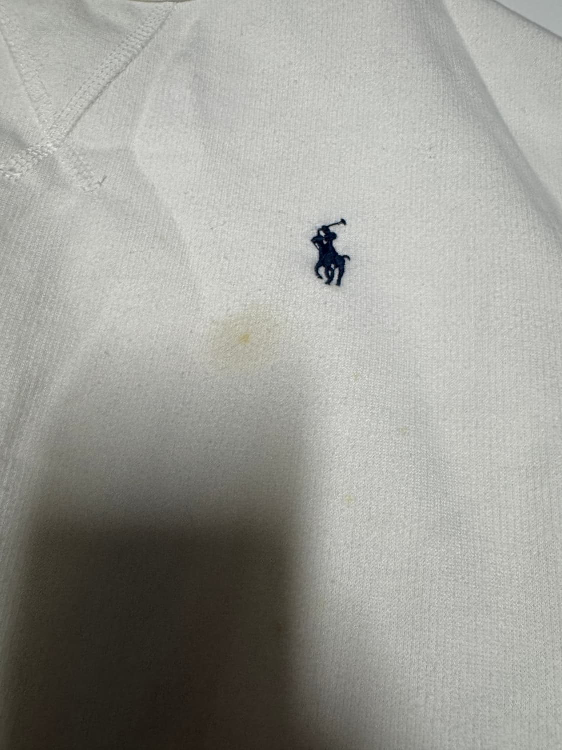 정품!! 폴로 랄프로렌 화이트 스웻 기모 맨투맨 M~L 상품이미지3