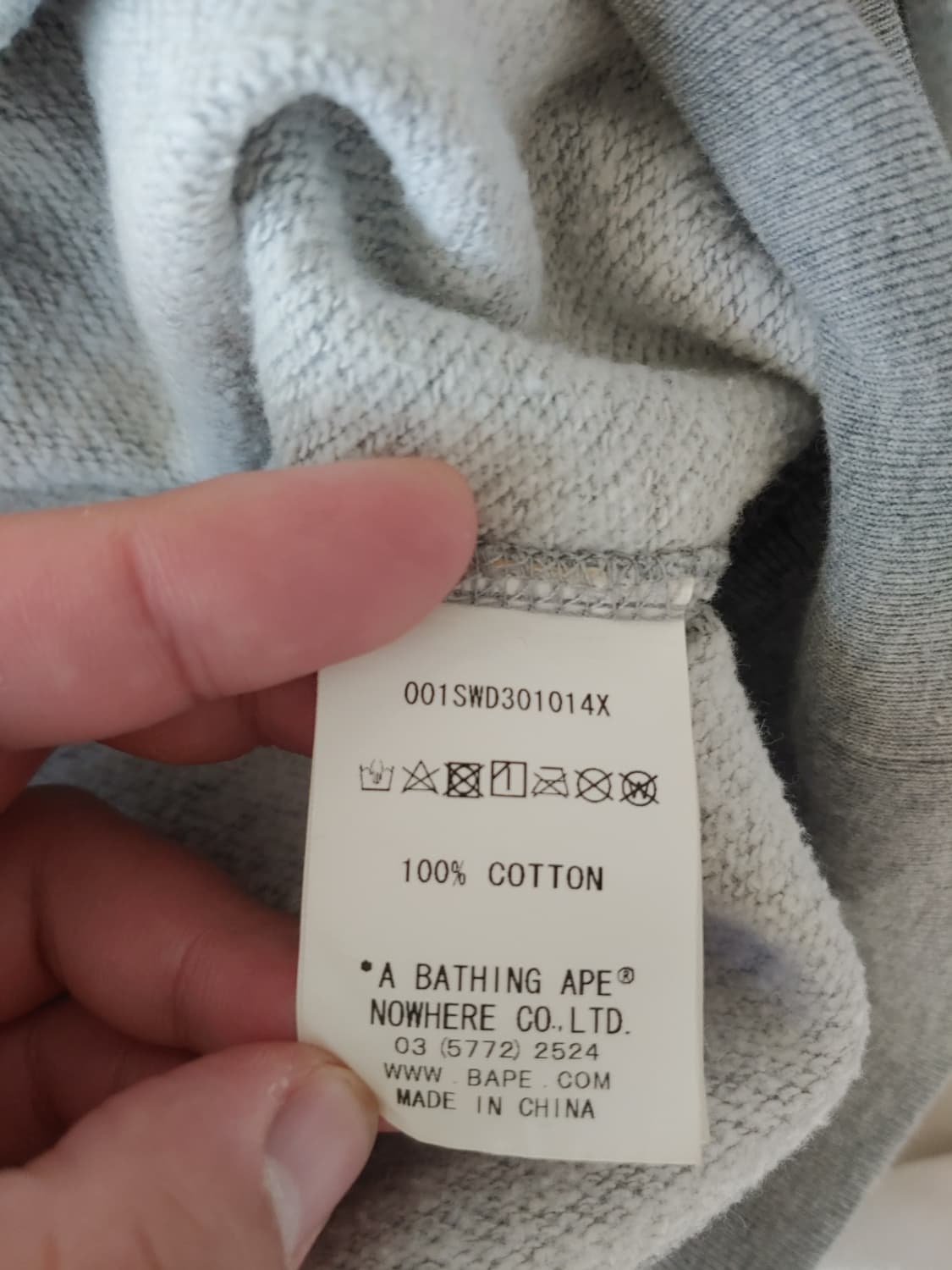 [L] 베이프 골드 사루 바이어베이팅 프린팅 맨투맨 상품이미지4