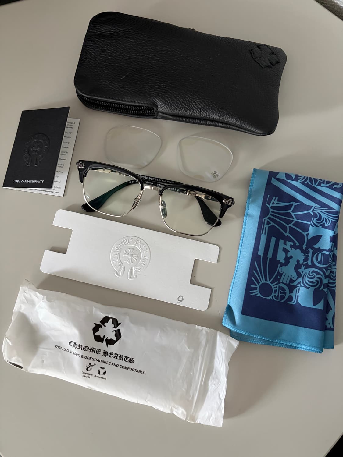 크롬하츠 안경 버티컬스마일2 블랙/실버 54mm 상품이미지2