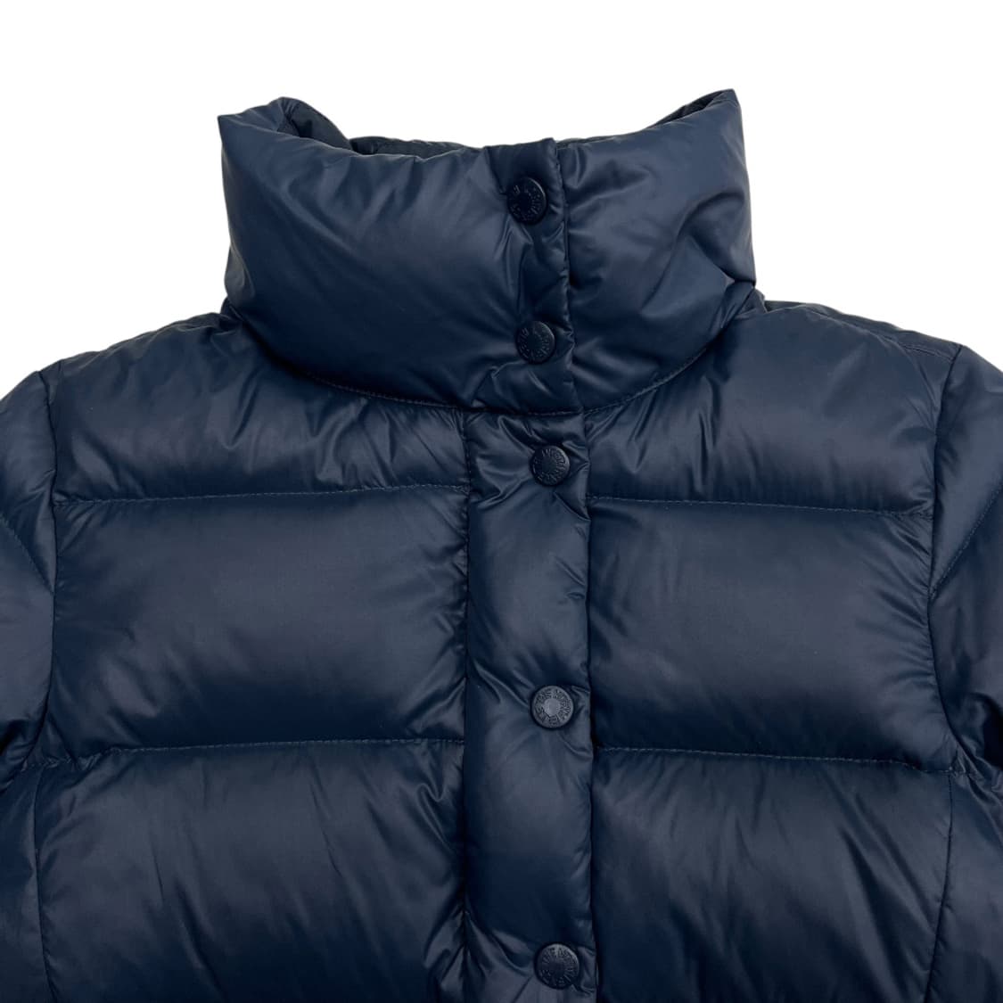 노스페이스 사이드패치 딥블루 버튼 패딩 XS 상품이미지4