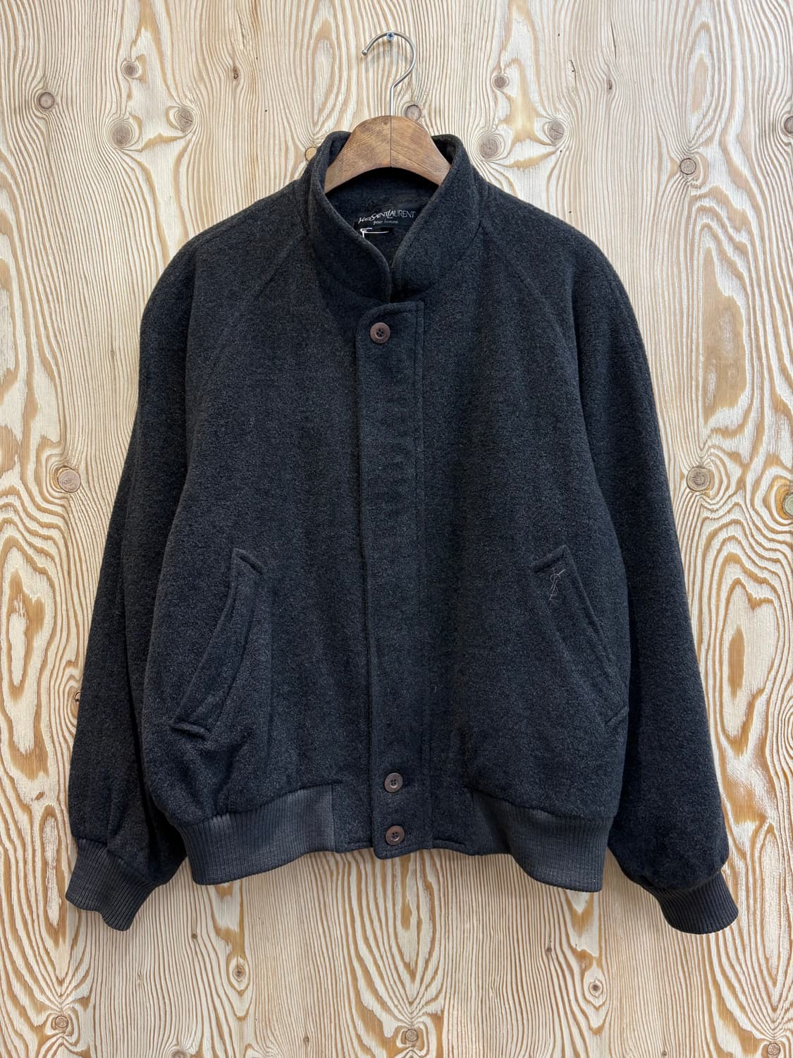 입생로랑 모직 블루종 상품이미지1