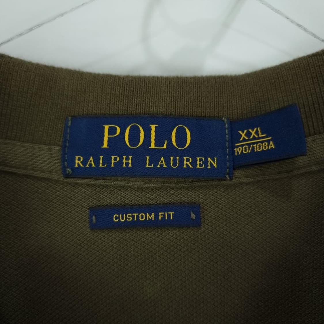 [폴로 랄프로렌] 포니 로고 자수 긴팔 카라티 카키 M19532 상품이미지7