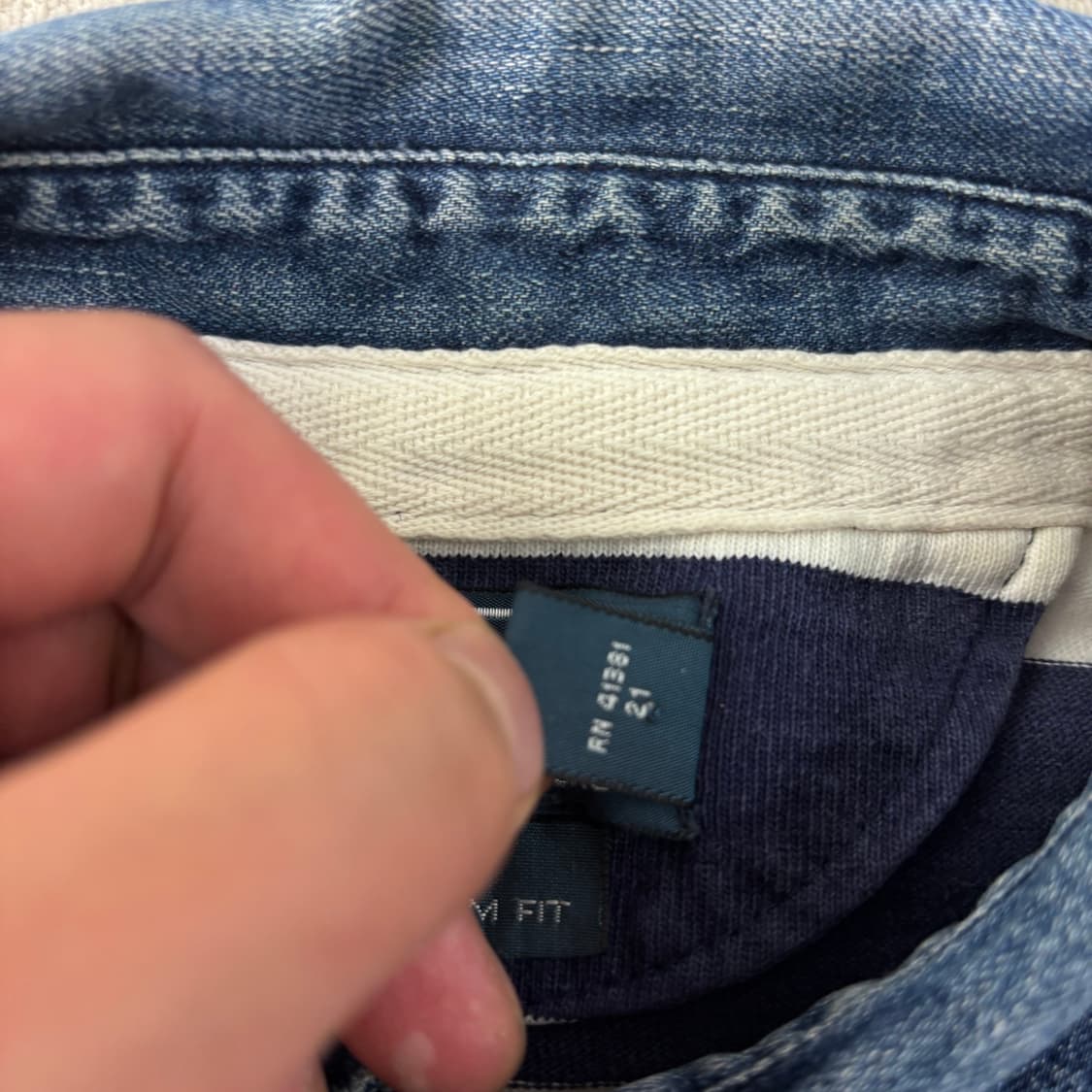 105 폴로랄프로렌 청카라 스트라이프 럭비티 상품이미지4