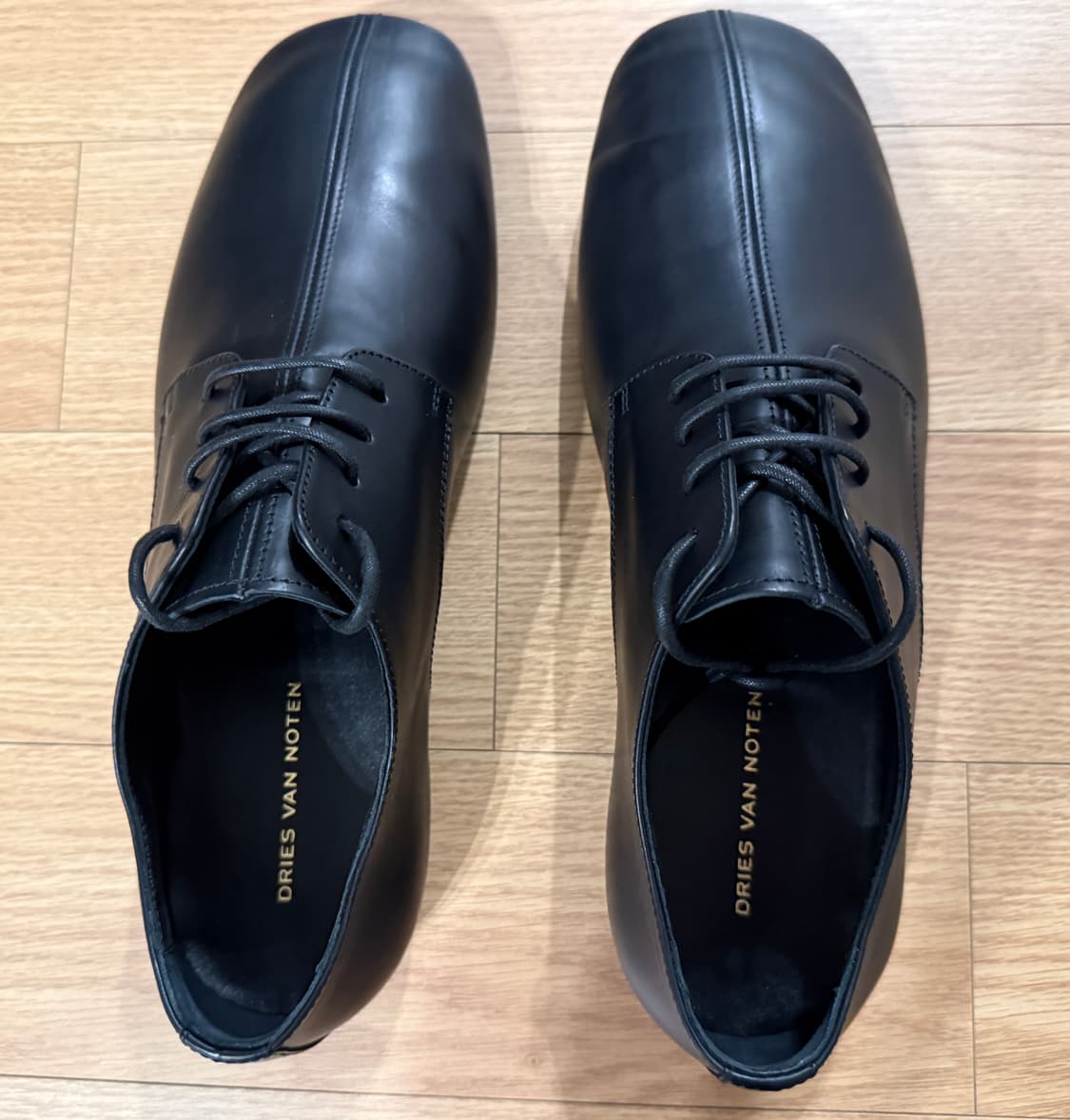 41) 드리스 반 노튼 플랫 더비 슈즈 블랙 드리스반노튼 상품이미지2