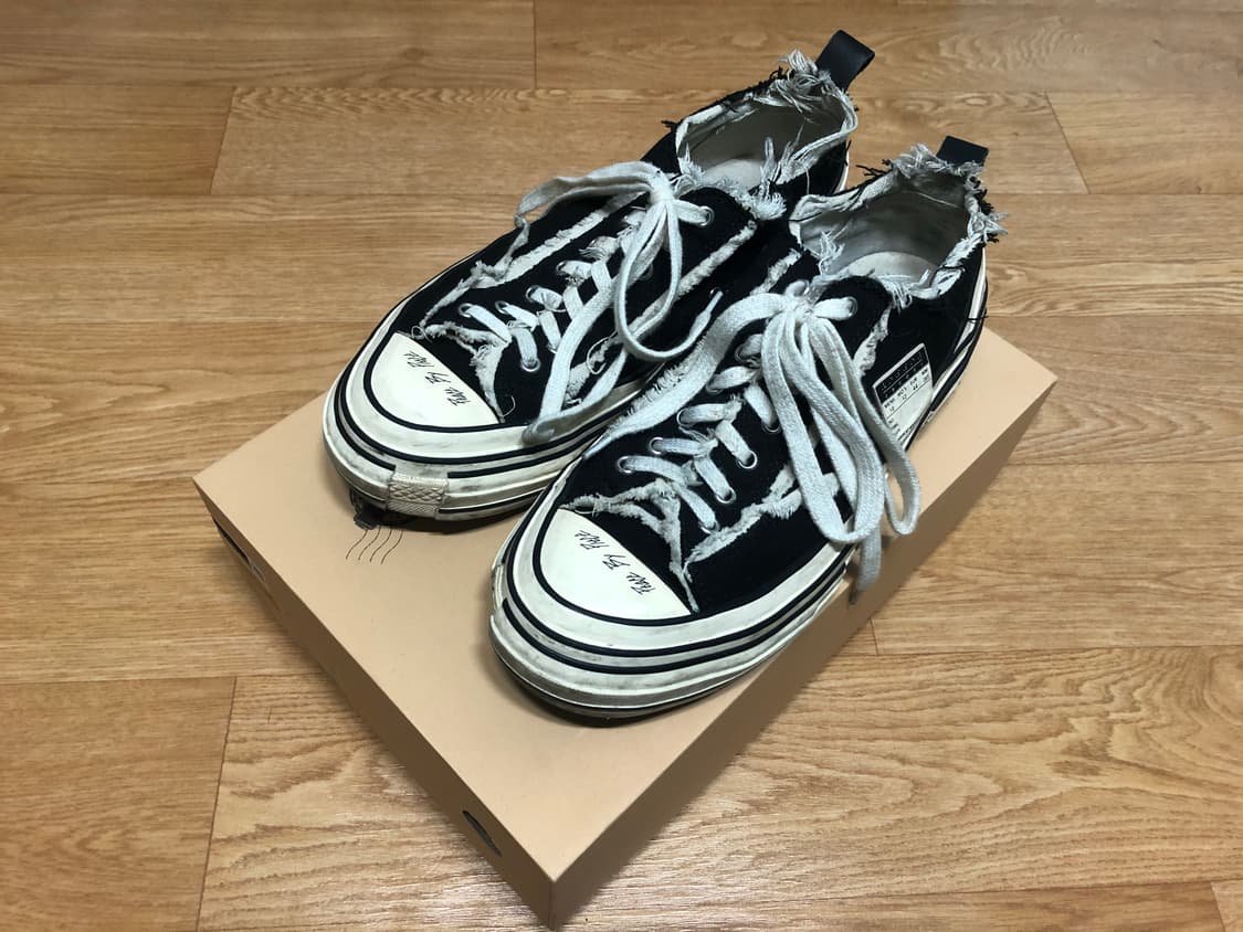 XVESSEL 스니커즈 남성 265 블랙/화이트 상품이미지1