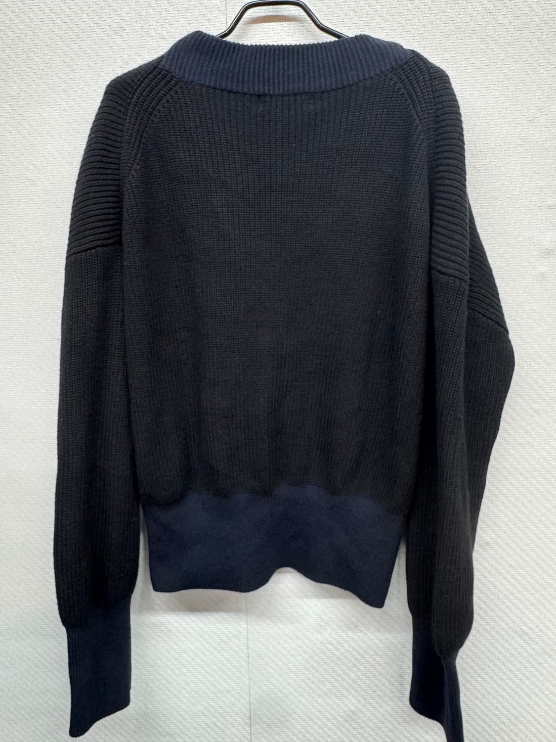 유메르 umer 울 니트 오버핏 가디건 F(XL) 상품이미지5