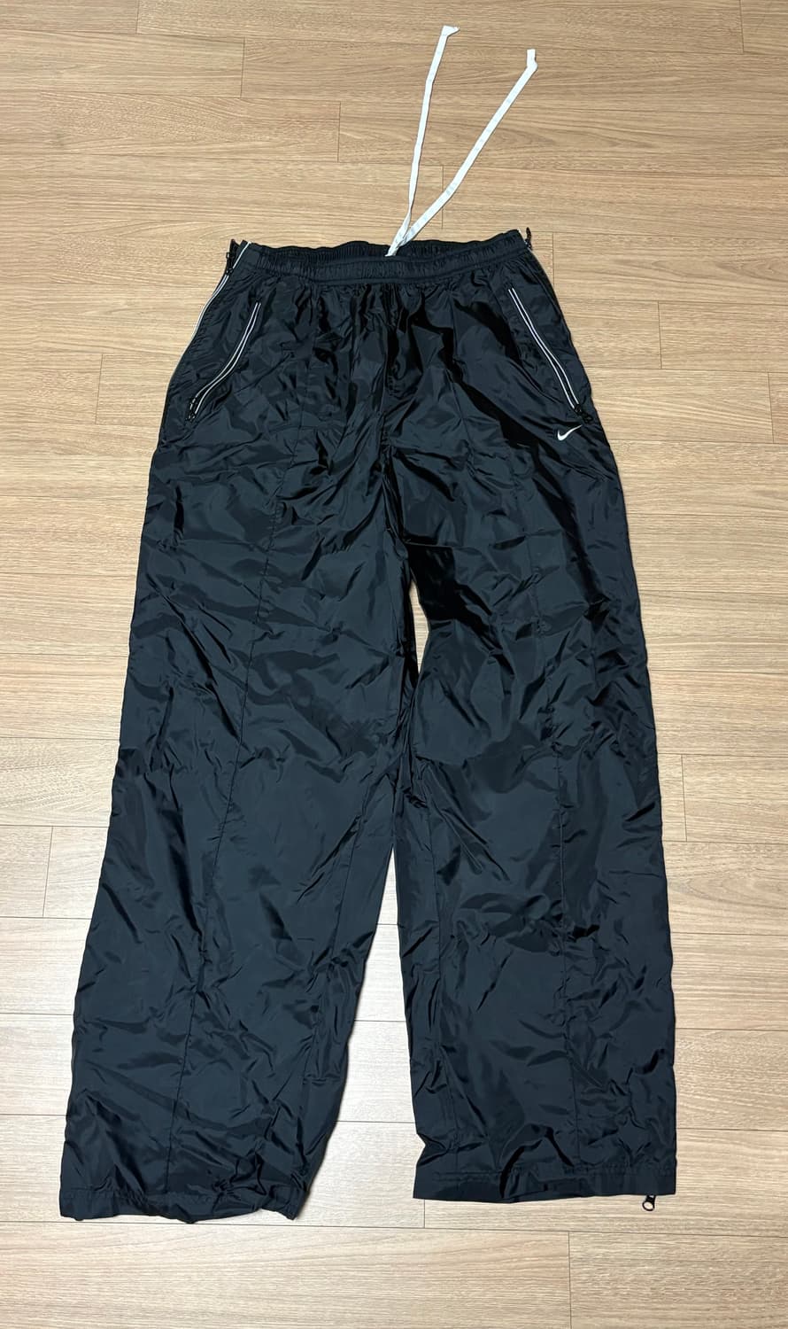 2000's 나이키 나일론 트랙팬츠 검정 색상 상품이미지1