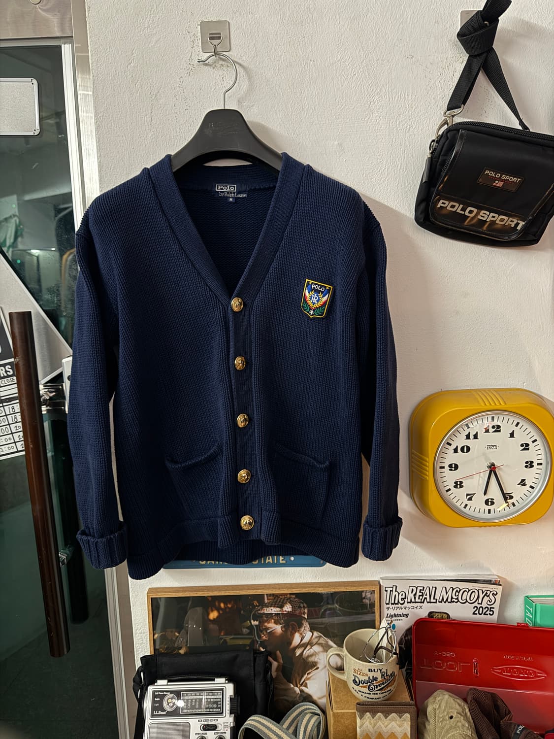 폴로 랄프로렌 UK 프레피 가디건 M 상품이미지1