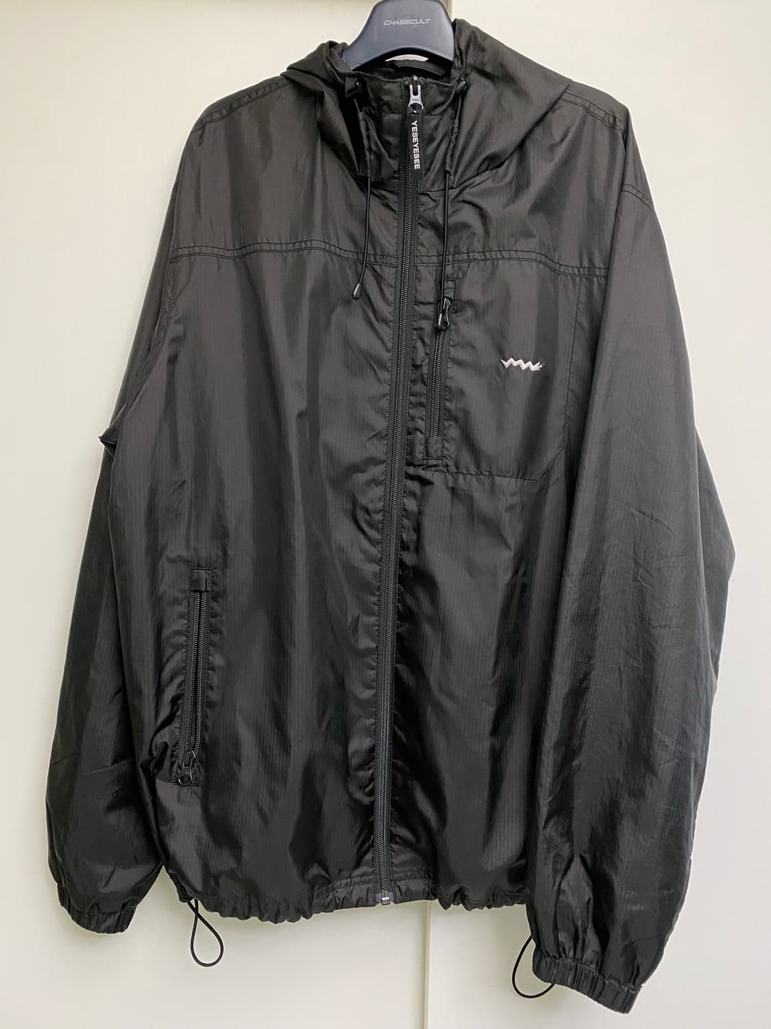 예스아이씨 바람막이 윈드브레이커 블랙 M 상품이미지4