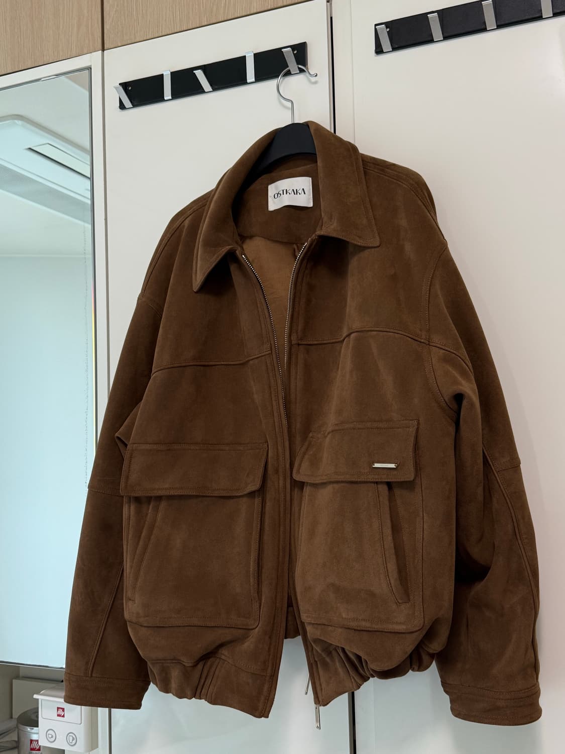 오스트카카 스웨이드 블루종 점퍼 브라운 상품이미지2