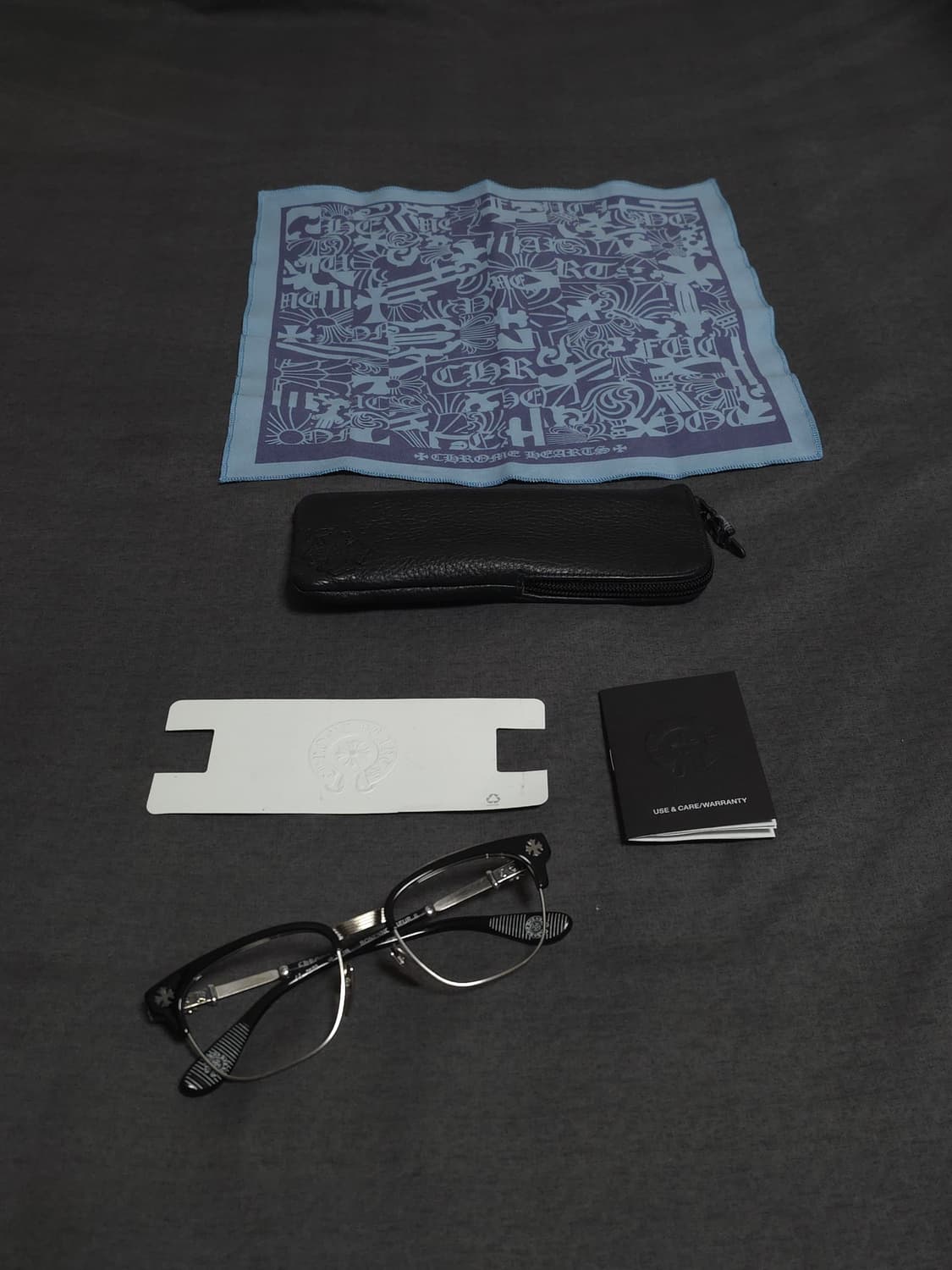 [OS] 크롬하츠 보넨노이슈어2 안경 실버 블랙 상품이미지2