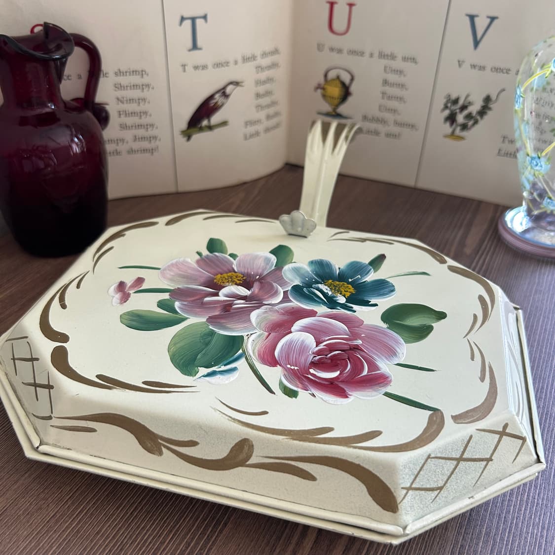 빈티지 쉐비시크 핸드페인티드 버틀러 소품 상품이미지1