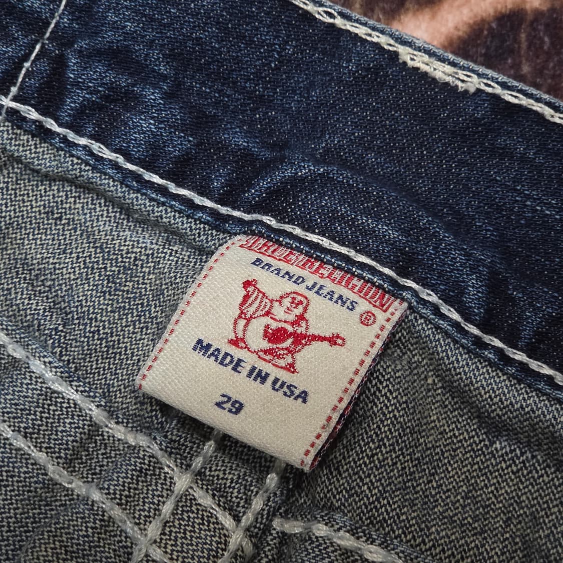 트루릴리전 조이 빅 티 부츠컷 데님 팬츠 상품이미지9