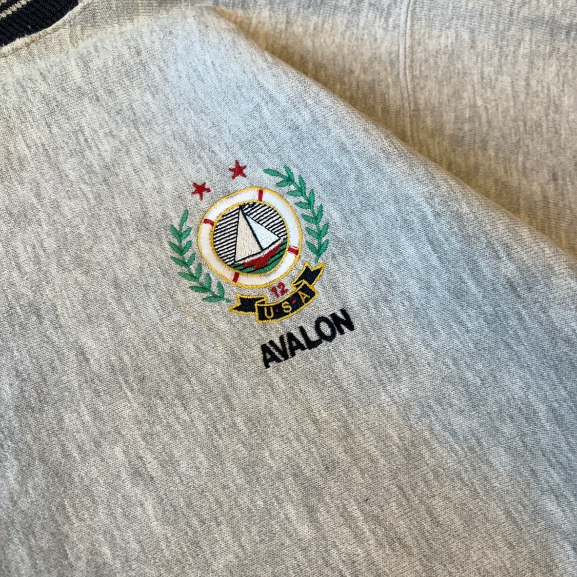 90년대 미국 생산 챔피온 리버스위브 멜란지 스웻셔츠  상품이미지4