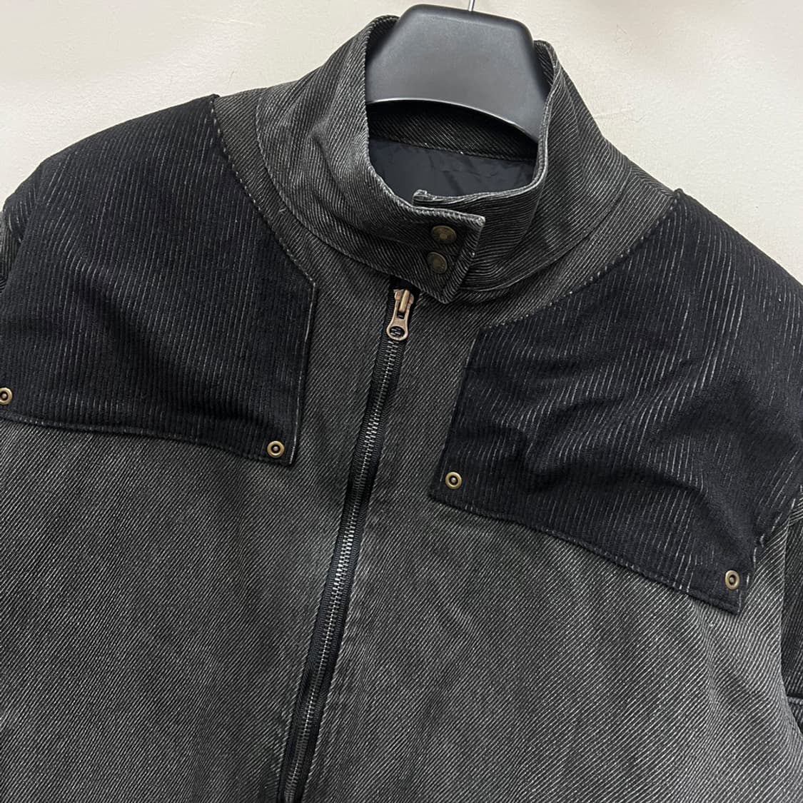 VTG 바이 어텐션 투웨이 숏 봄버 라이더 자켓 FREE 상품이미지3