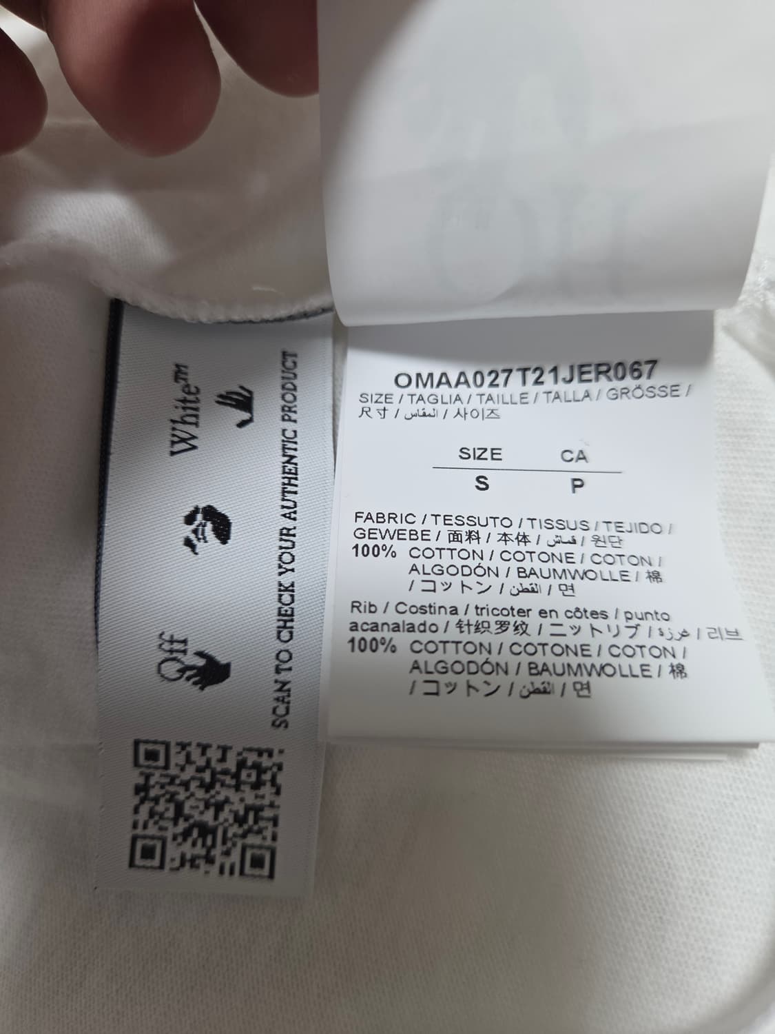 오프화이트 x END. 카라바조 반팔티 상품이미지6