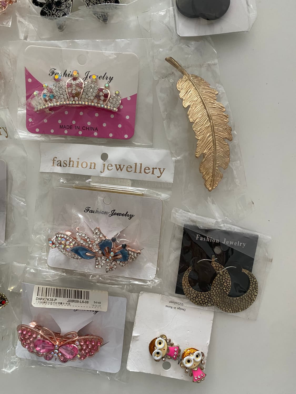 미사용 헤어핀 귀걸이 일괄 상품이미지4