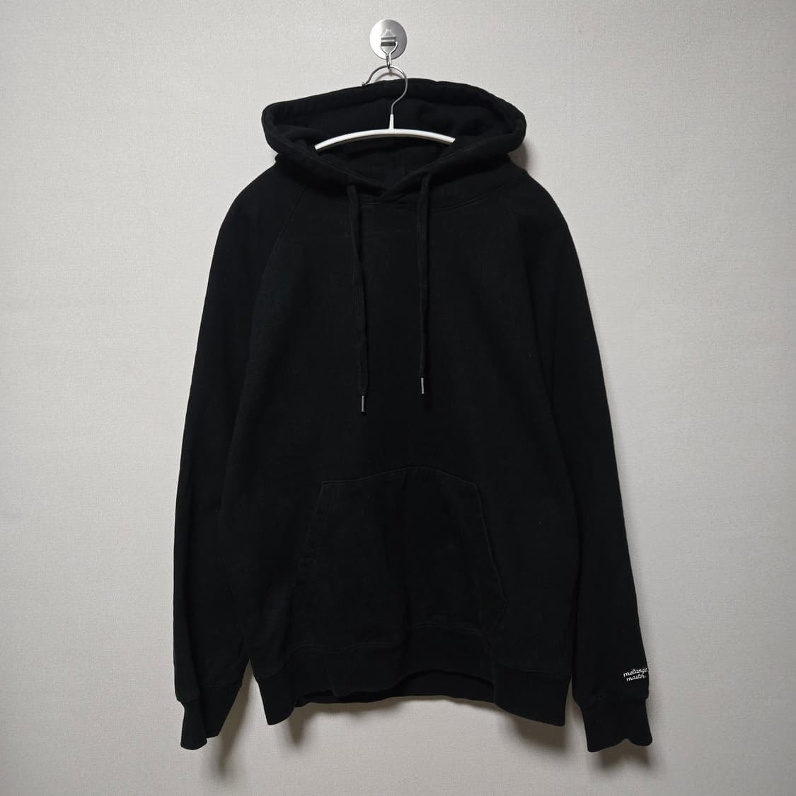 멜란지마스터 블랙 후드티/ 남성 후드티/ 여성 후드티  상품이미지1