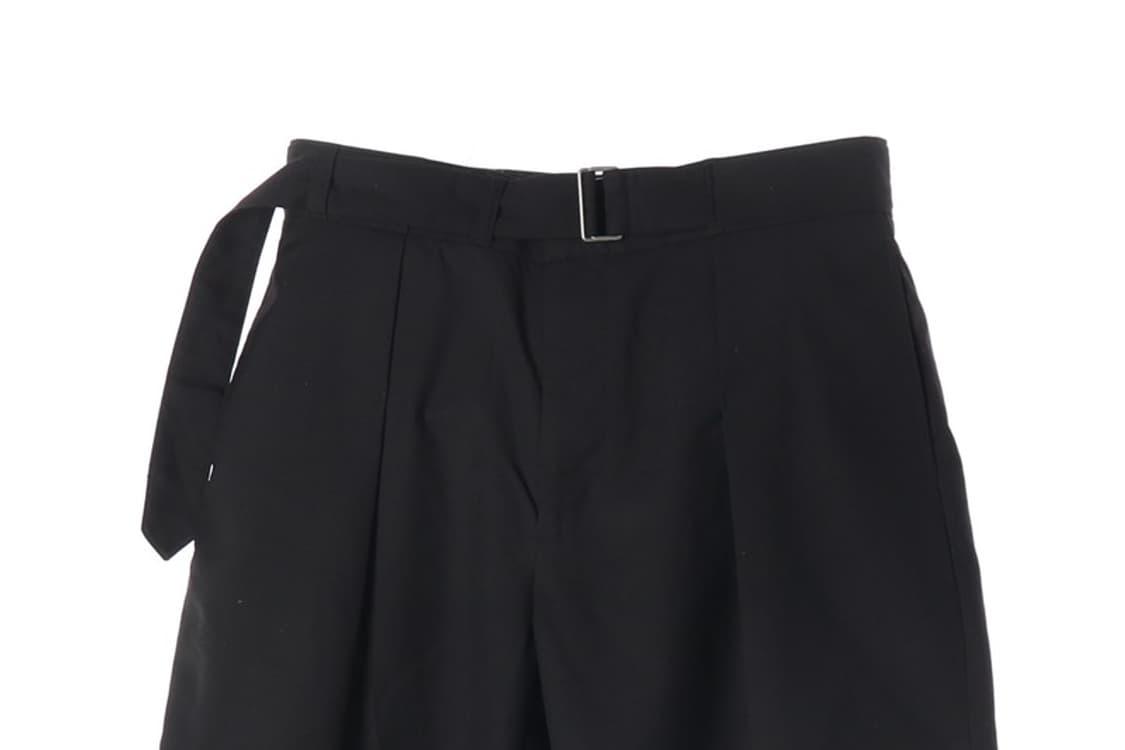 유니폼브릿지 블랙 버클 디테일 쇼츠 M 상품이미지3