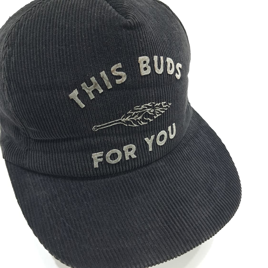 빈티지 80s Bud Leaf 코듀로이 볼캡 P1668 상품이미지1