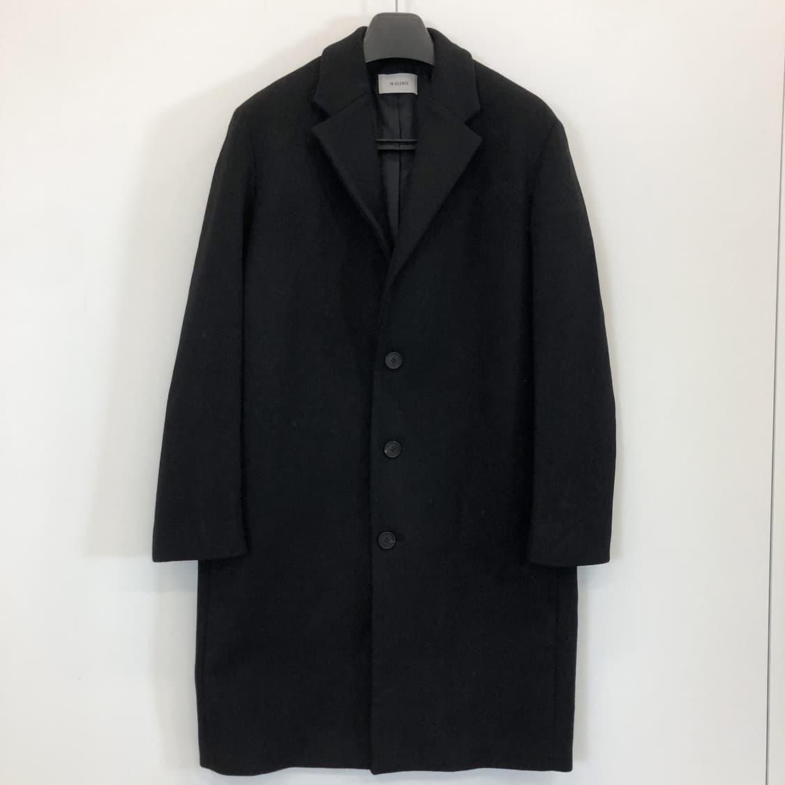 인사일런스 캐시미어 울코트 M 블랙  상품이미지1