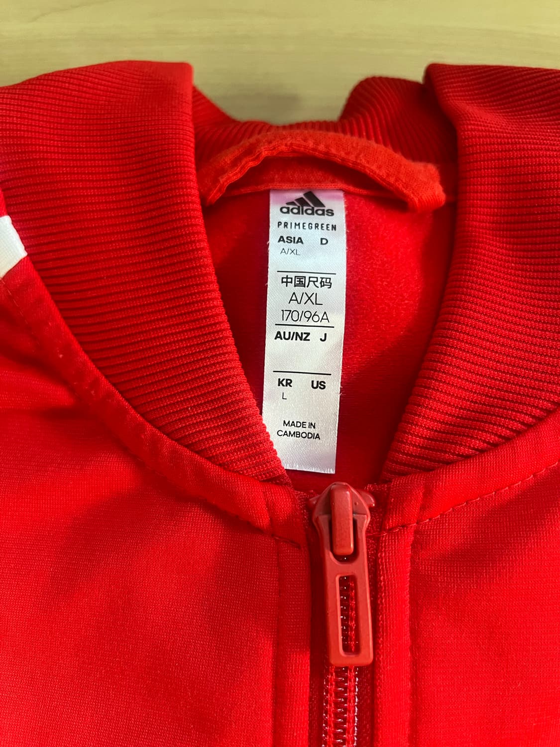 아디다스 삼선 저지 레드 상품이미지3