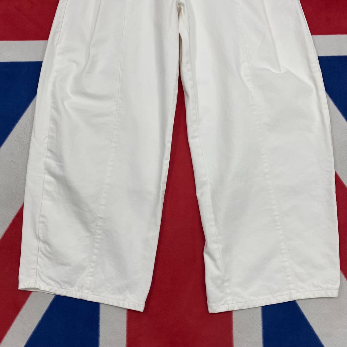 벌룬 화이트 데님팬츠 M 상품이미지3