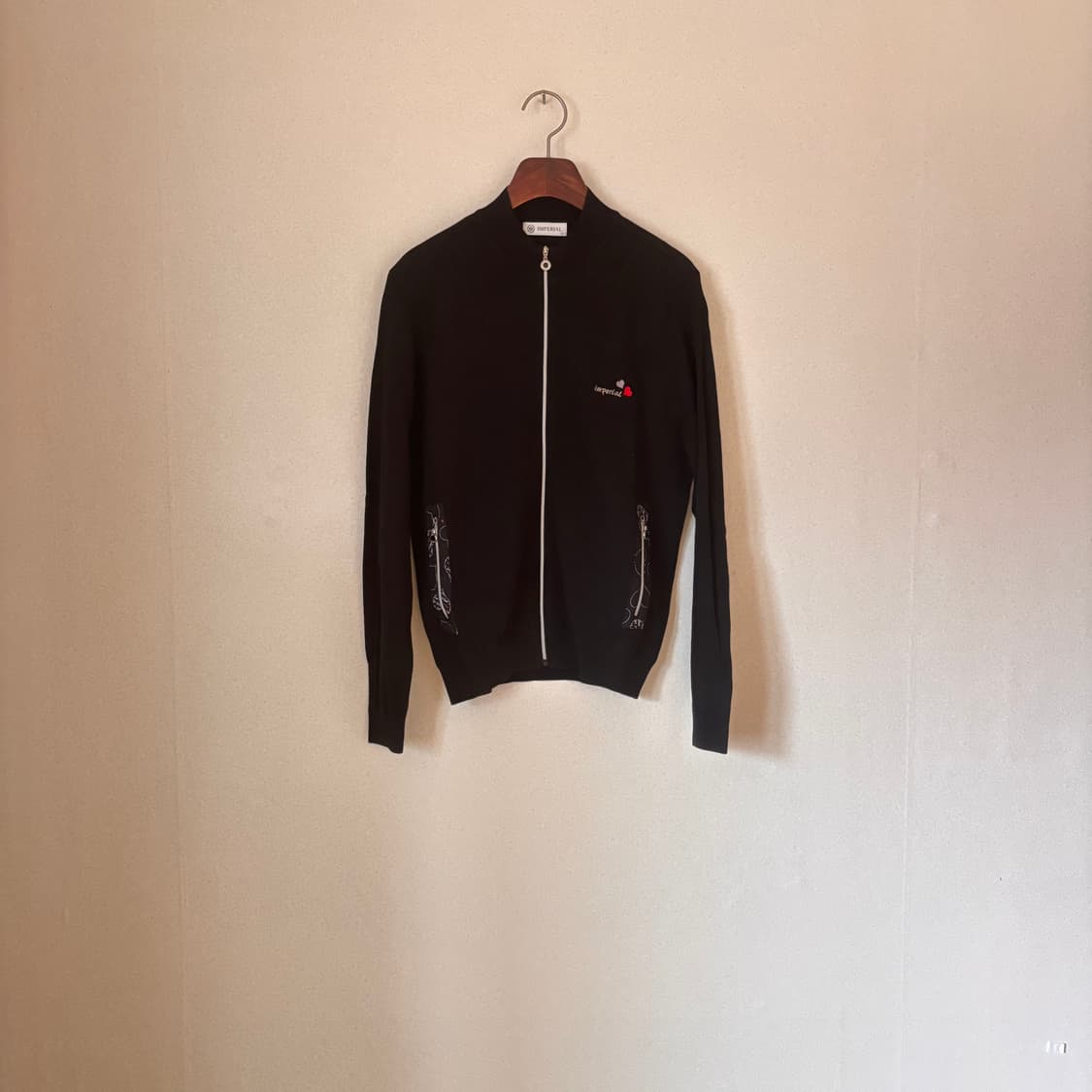 임페리얼 골프 여성 95 니트 집업 가디건 캐주얼 스포츠 상품이미지3