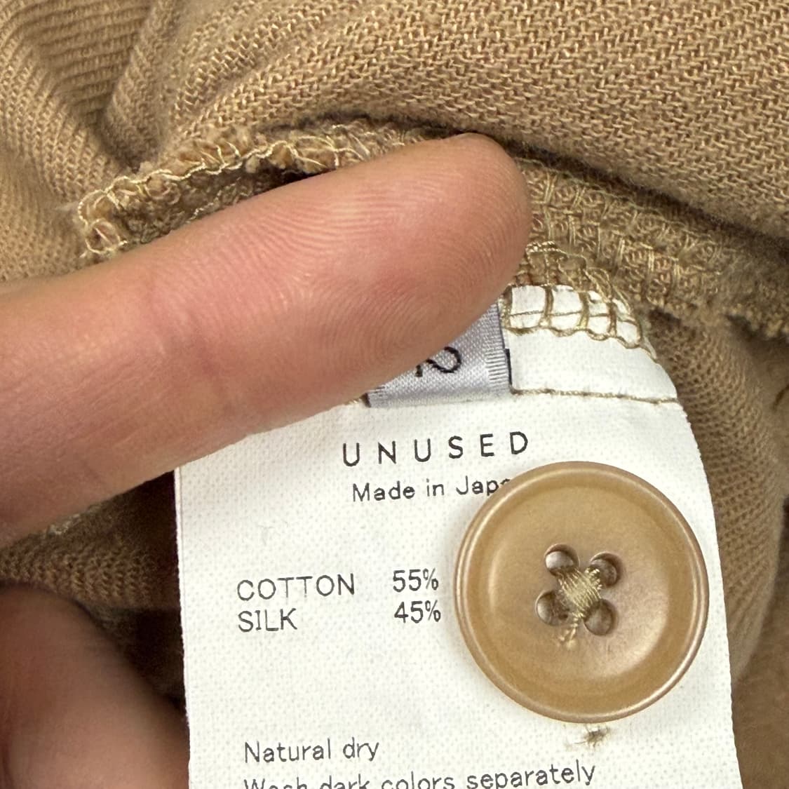 (107) 언유즈드 코튼 실크 퍼티그 자켓 상품이미지8