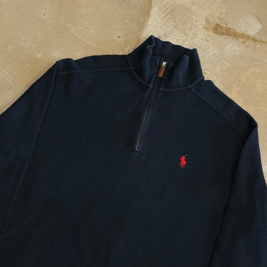 M 폴로랄프로렌 코튼 반집업 니트 상품이미지1