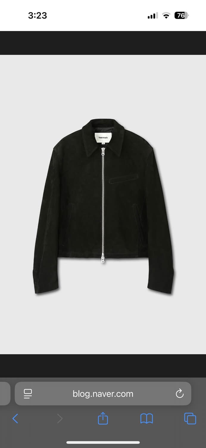 토니웩 카우하이드 디트로이트 스웨이드 자켓 L 상품이미지1