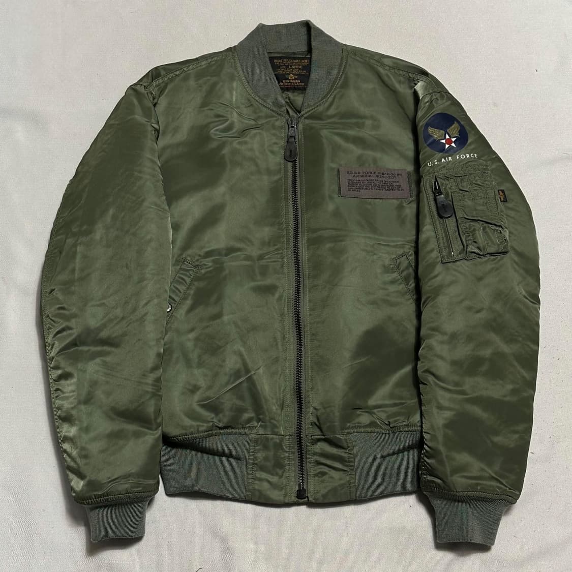 펜타곤 미군 에어포스 ma-1 항공자켓 상품이미지3
