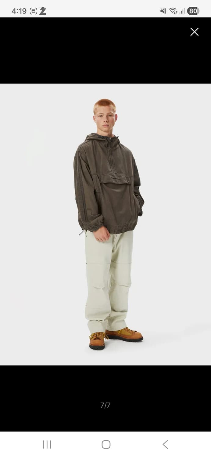 디스이즈네버댓 Anorak Jacket Brown (m) 상품이미지3