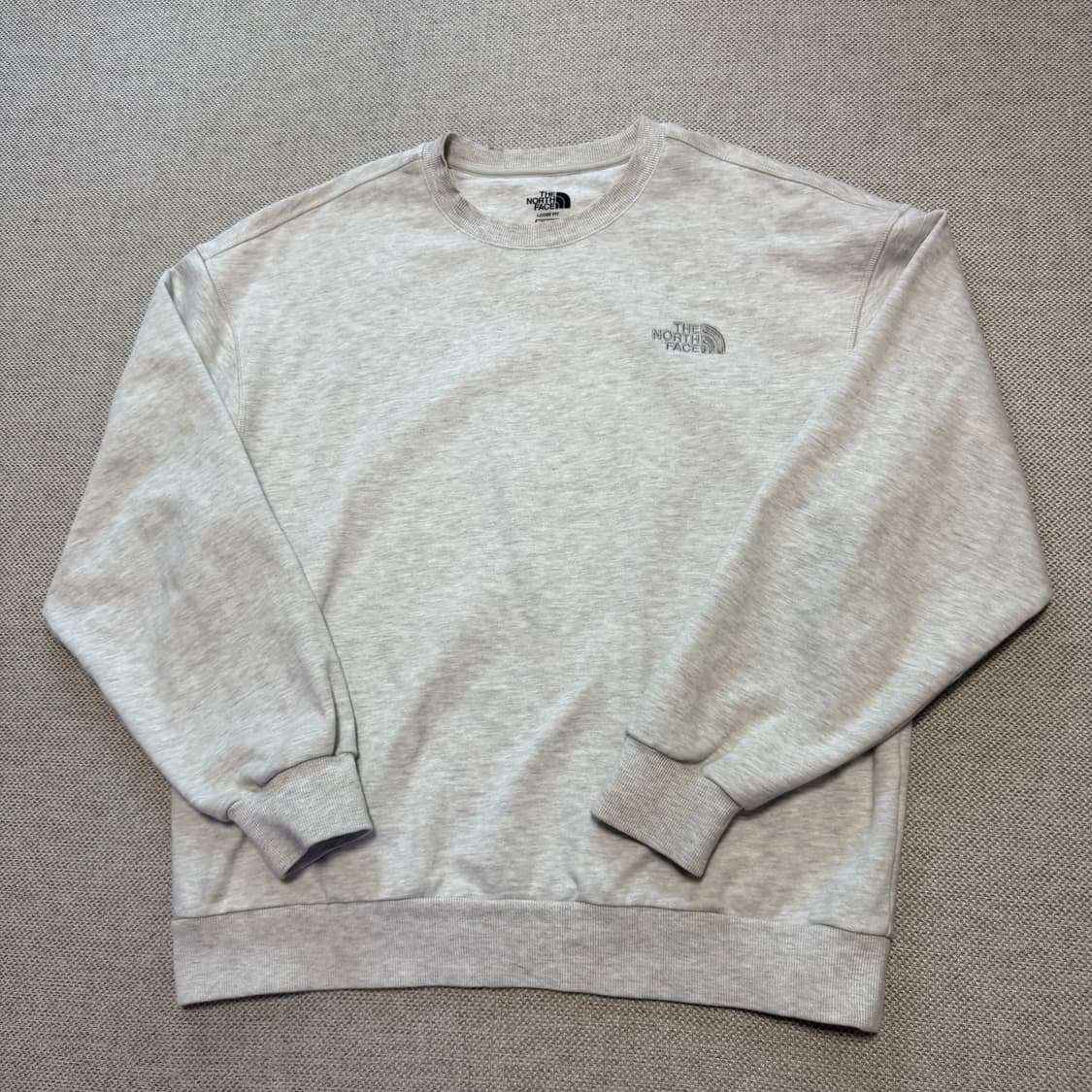 노스페이스 로고 맨투맨 상품이미지1