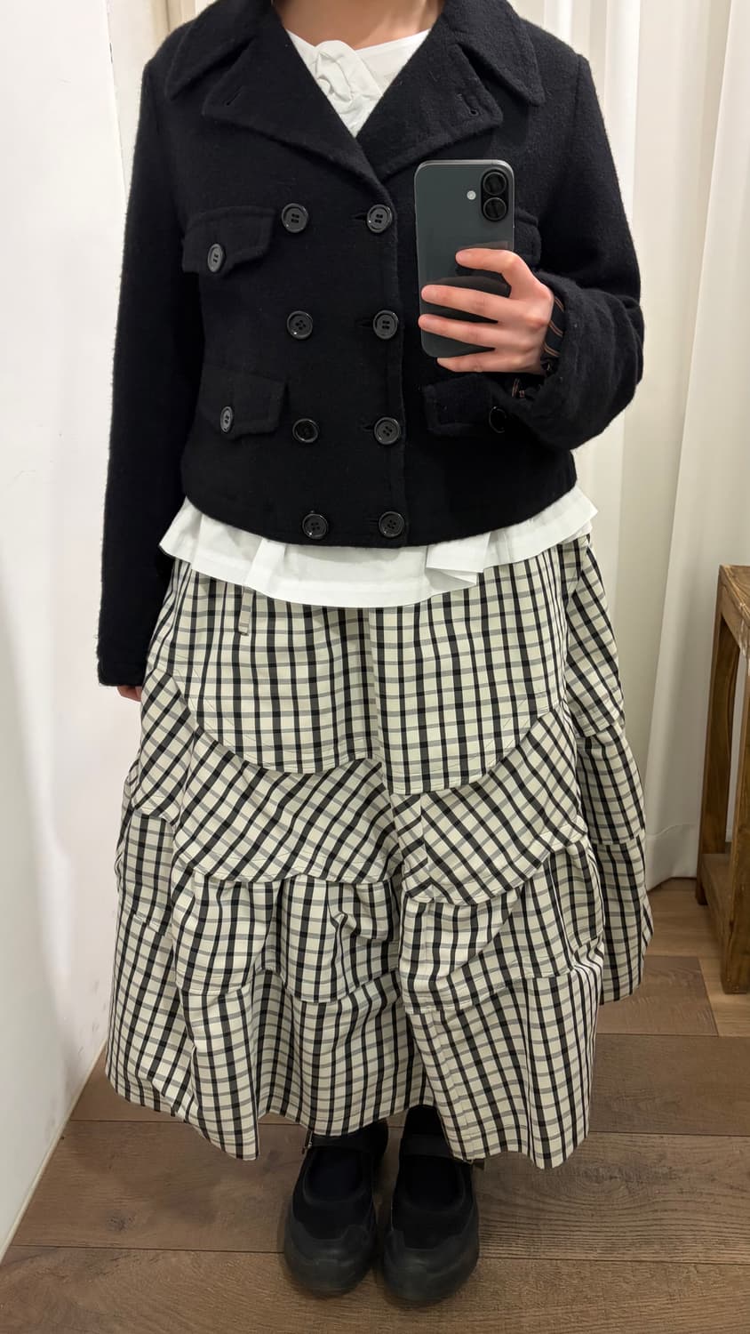 Sculpted Pocket Detail Double Jacket 상품이미지4