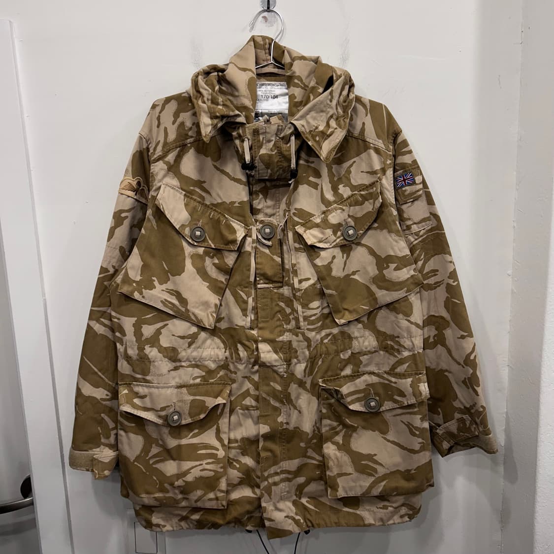 영국군 사막 위장 SAS 방풍 스모크 자켓 상품이미지2