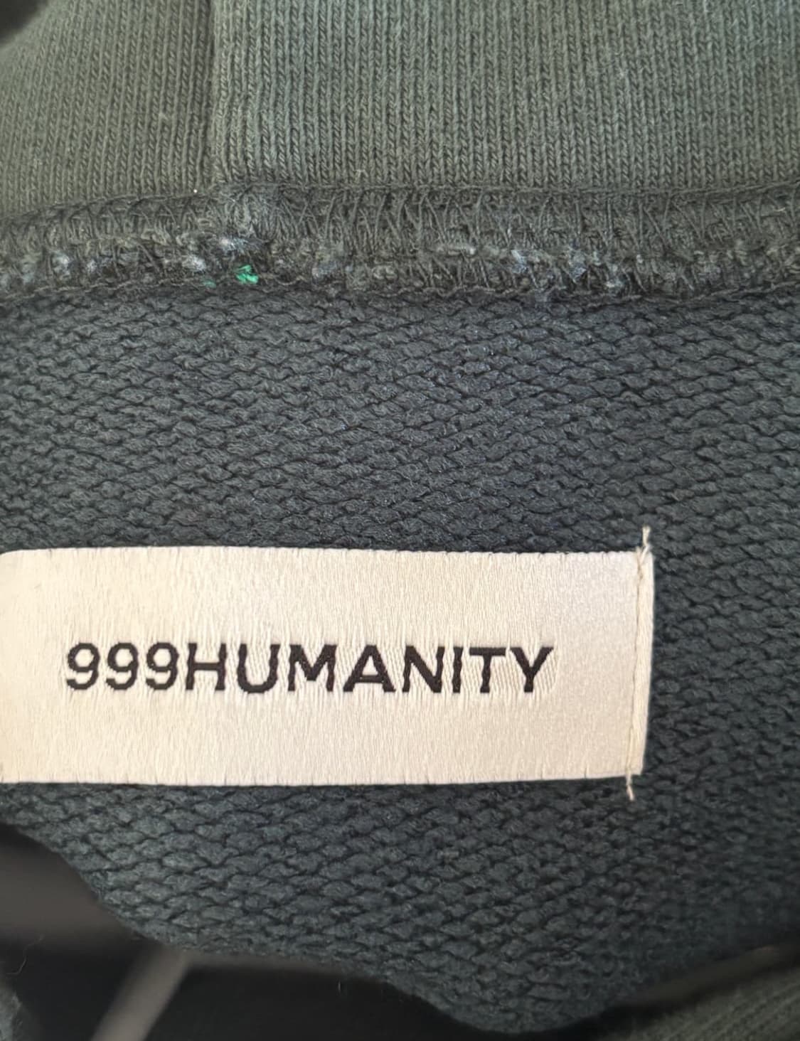 999humanity EVERYDAY LOGO HOODIE(GREEN) 상품이미지4