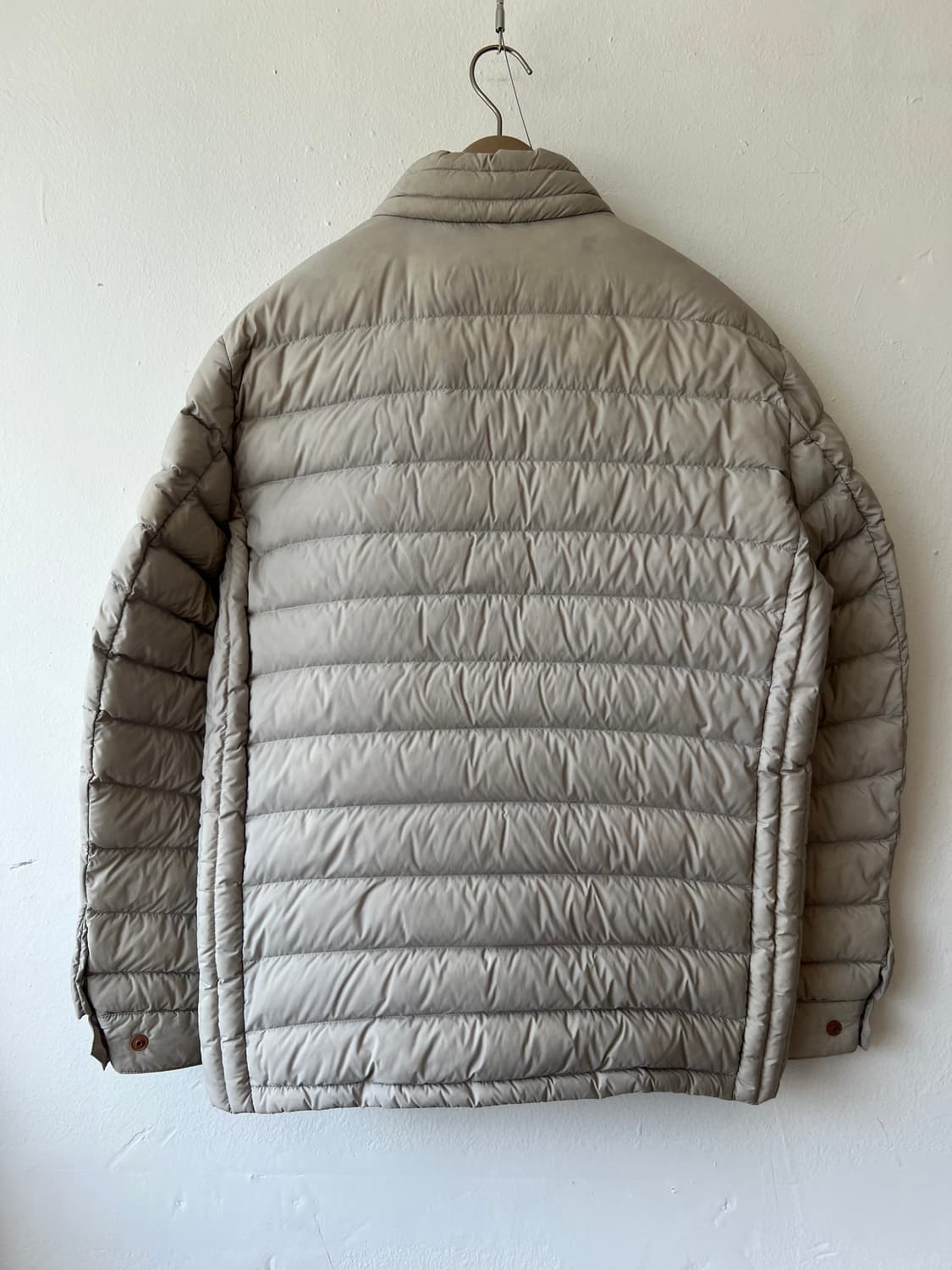 올젠 남성 베이지 구스다운패딩 간절기점퍼 상품이미지3
