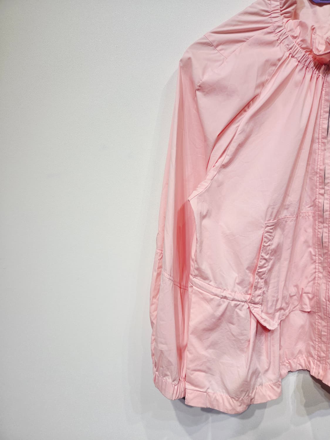 ANNA SUI 안나수이 핑크 셔링 밴딩 집업 자켓 상품이미지3