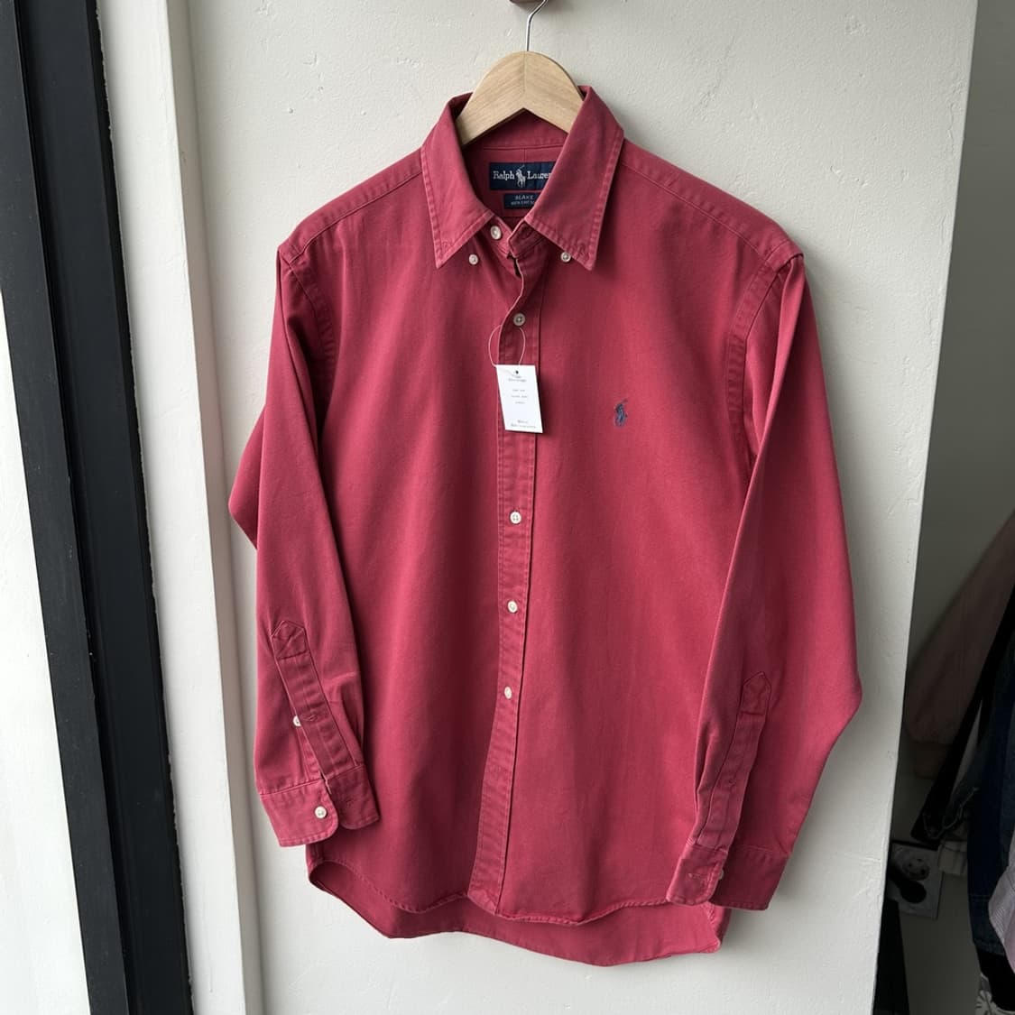 15218 - 폴로 랄프로렌 버건디 셔츠 상품이미지2