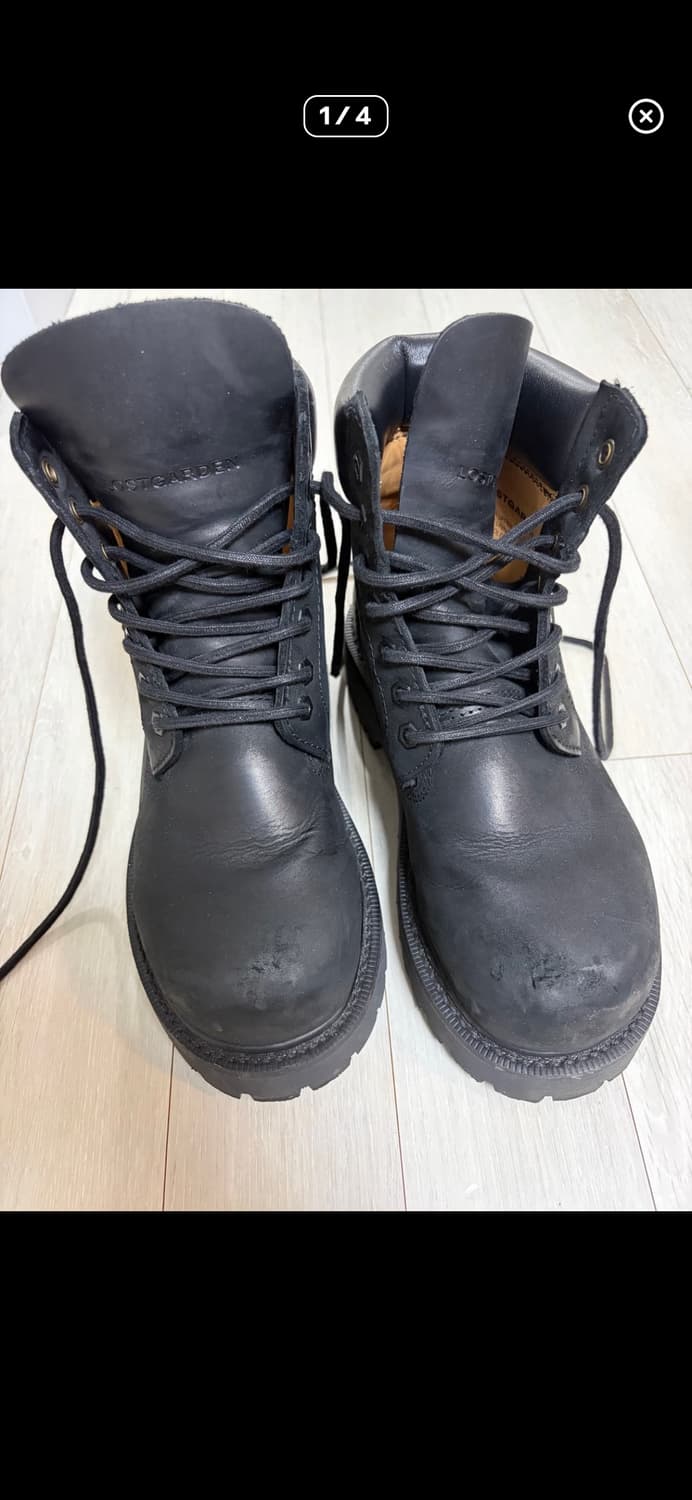 로스트가든 루트 블랙 부츠 상품이미지2