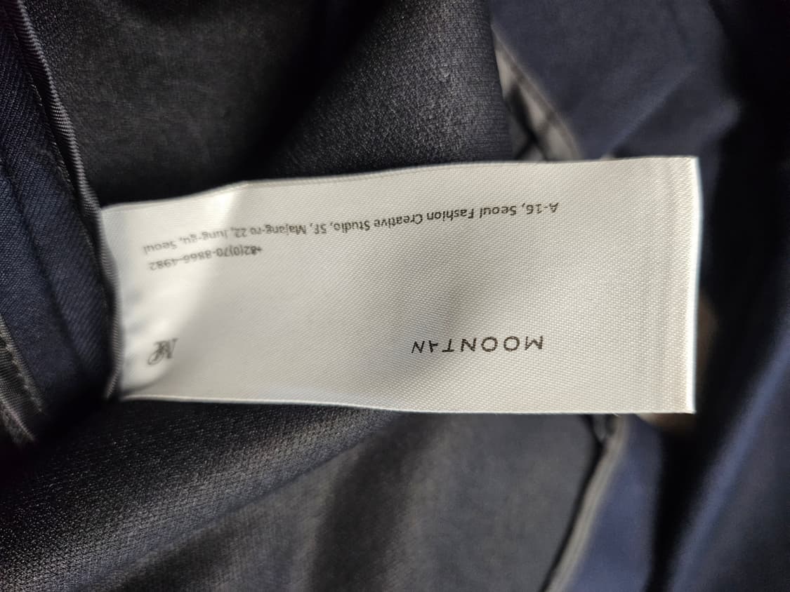 문탠 네이비 여성 언발란스 넥 블라우스 자켓 상품이미지8