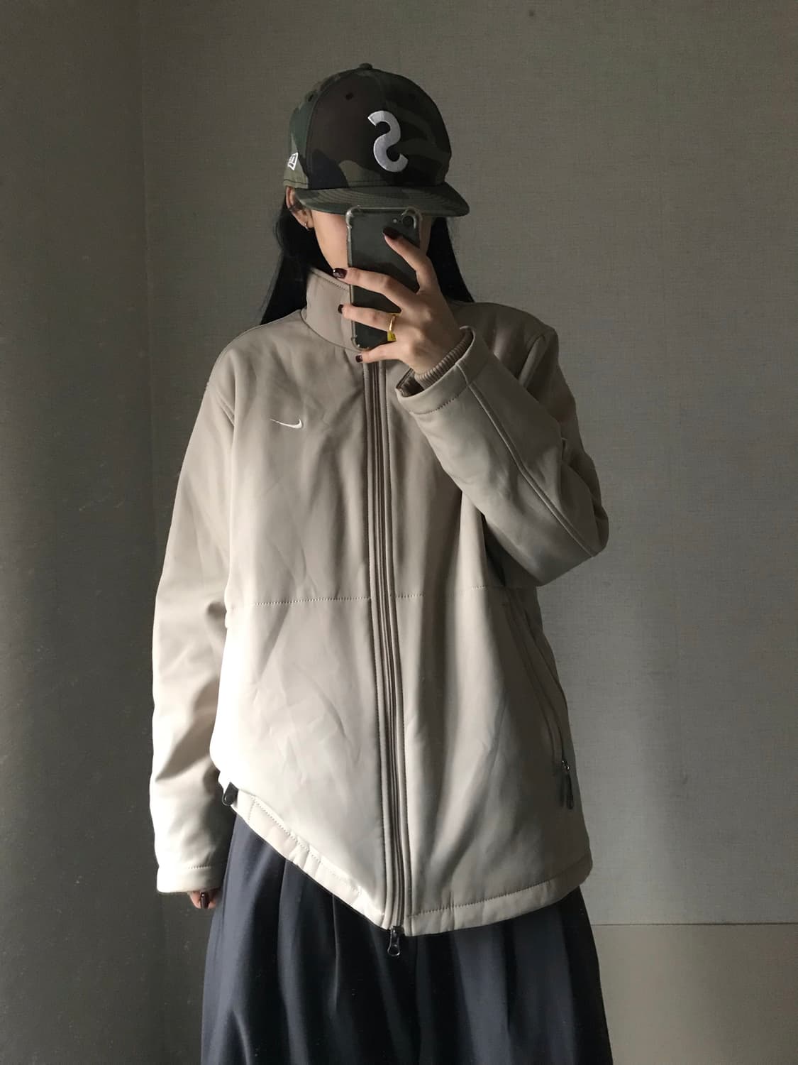 나이키 베이지 패딩 상품이미지1