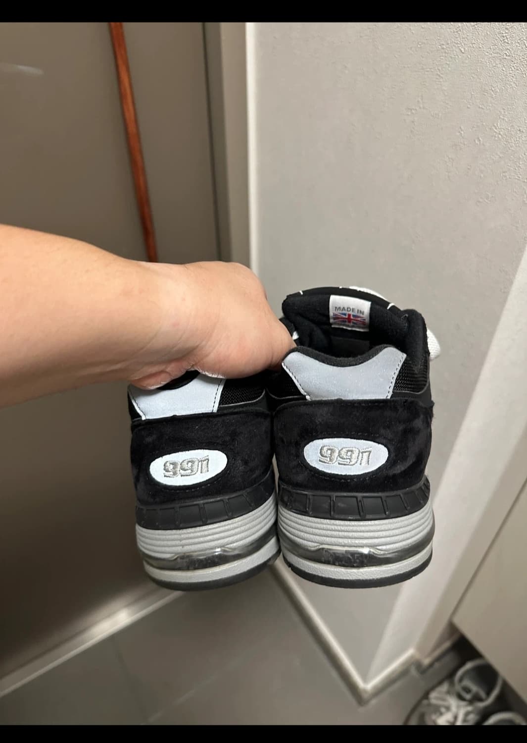 뉴발란스 991 블랙 실버 270 상품이미지4