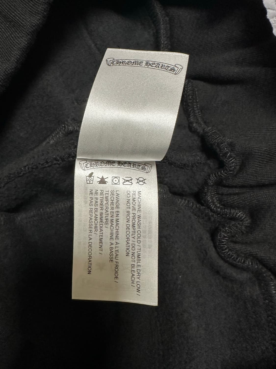 크롬하츠 / 스크롤 로고 스웻팬츠 블랙 / L 상품이미지3