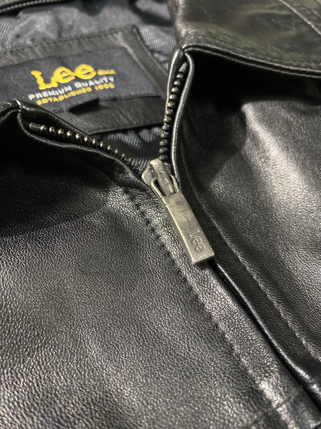 [105] 90s Lee 양가죽 싱글 레더 자켓 상품이미지3