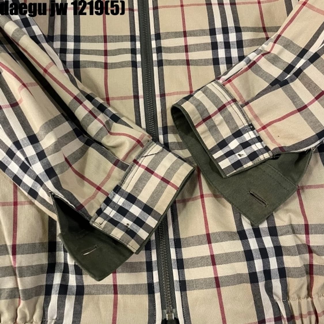 버버리 리버시블 집업 자켓 XL 상품이미지8