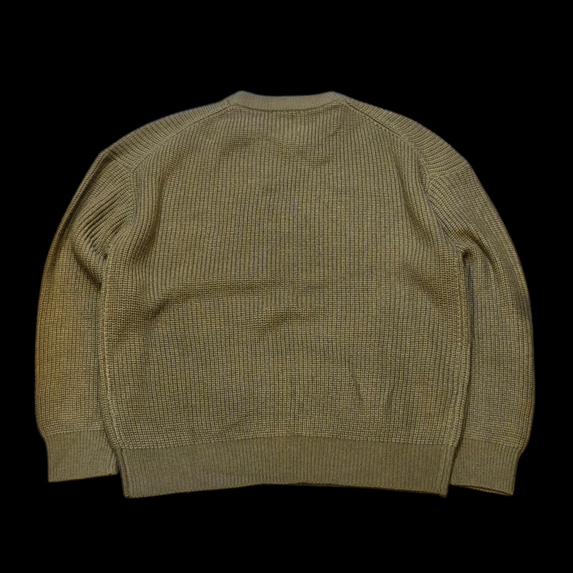 XL 카키 무지 니트 상품이미지2