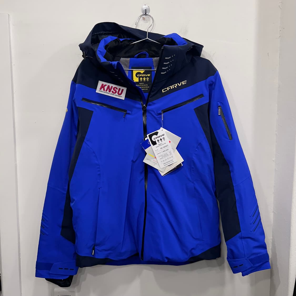 (새상품) 카브 한국체대 로고 후드 스키 자켓 상품이미지2